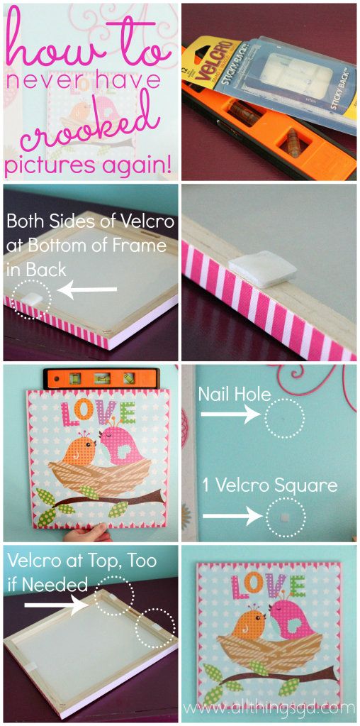 How to Never Have Crooked Hanging Pictures Again! All Things G&D